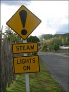 lights on sign